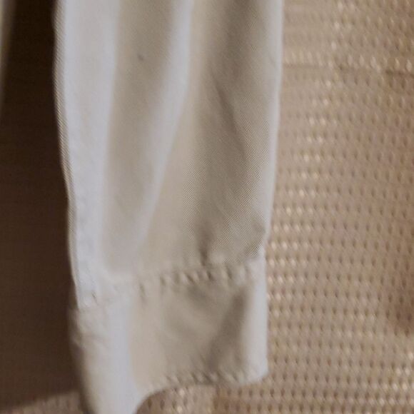 Vintage CE Schmidt Workwear Cotton Flannel Shirt L Tan - Picture 6 of 7